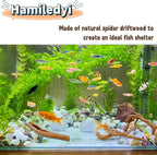 Hamiledyi 6-8in Aquarium Driftwood 3PCS Reptile Spider Wood Assorted Branches - Image 3