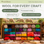 100% Natural Merino Wool Roving - Image 3