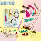 STMT DIY Wooden charm & Tassel Jewelry Art & Craft Kit by Horizon Group USA - Image 2