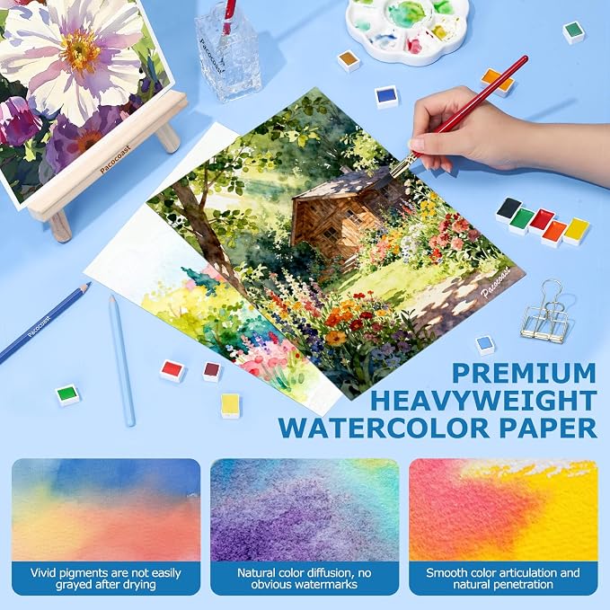 Pacocoast Watercolor Paper, Artist Sketchbook - Image 6