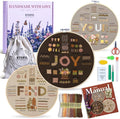 ETSPIL Embroidery Kit for Adults, 42 Stitches, 4K Video, Storage Bag | Stamped by ETSPIL
