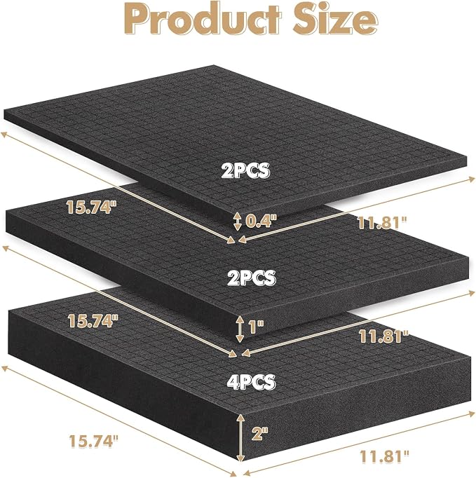 8 Pcs Pick and Pluck Foam Sheets - Image 2