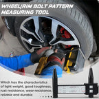 Kingdder 2 Pcs Wheel Stud Rim Bolt Pattern Measuring Tool PCD Ruler Wheel PCD - Image 5