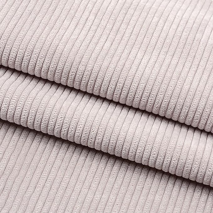 Corduroy Fabric Solid Plain Thick DIY Sewing Crafts Materials Corduroy Fabric by Mintao