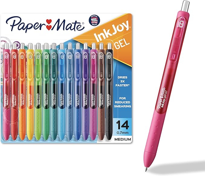 Paper Mate InkJoy Gel Pens, Medium Point, Back to School, Teacher Supplies by Unknown