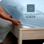 Bare Home 2-Pack Fitted Bottom Sheets Twin - Image 3