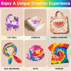 16-Color Tie Dye Kit for Kids & Adults – Includes Fabric Markers, Pre-Filled - Image 6