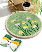 TINDTOP Punch Needle Kit, Daisy Punch Embroidery Kits - Image 7