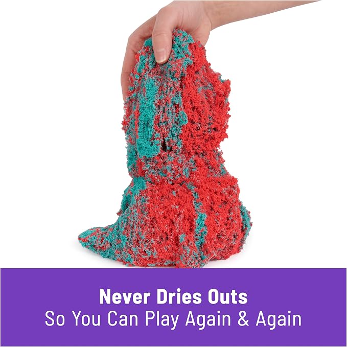 Kinetic Sand Mold n' Flow Set, Moldable Play Sand Sensory Toys, Ages 3+ | Squish - Image 3