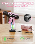 EZARC Cordless Hot Glue Gun, 15s Heating Fast Glue Gun Kit - Image 4