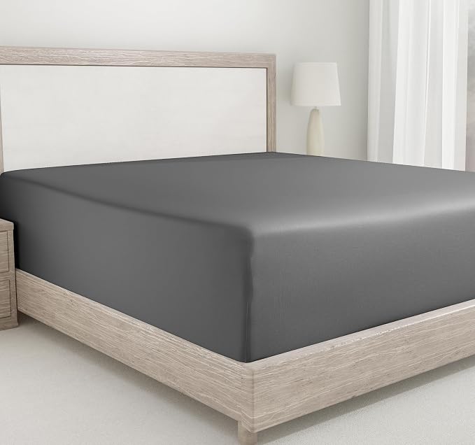 California Design Den Cotton Twin Fitted Sheet, Soft 400 Thread Count 100% by CaliforniaDesignDen