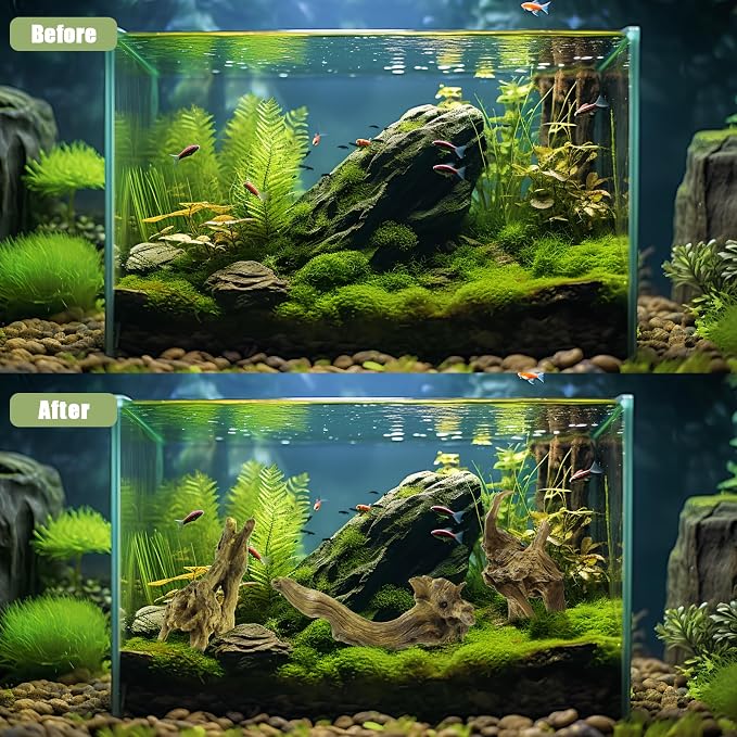 LYPHARD AQUARIUMS Driftwood for Aquarium, 3 Pieces 6-10" Natural Small Drift - Image 4