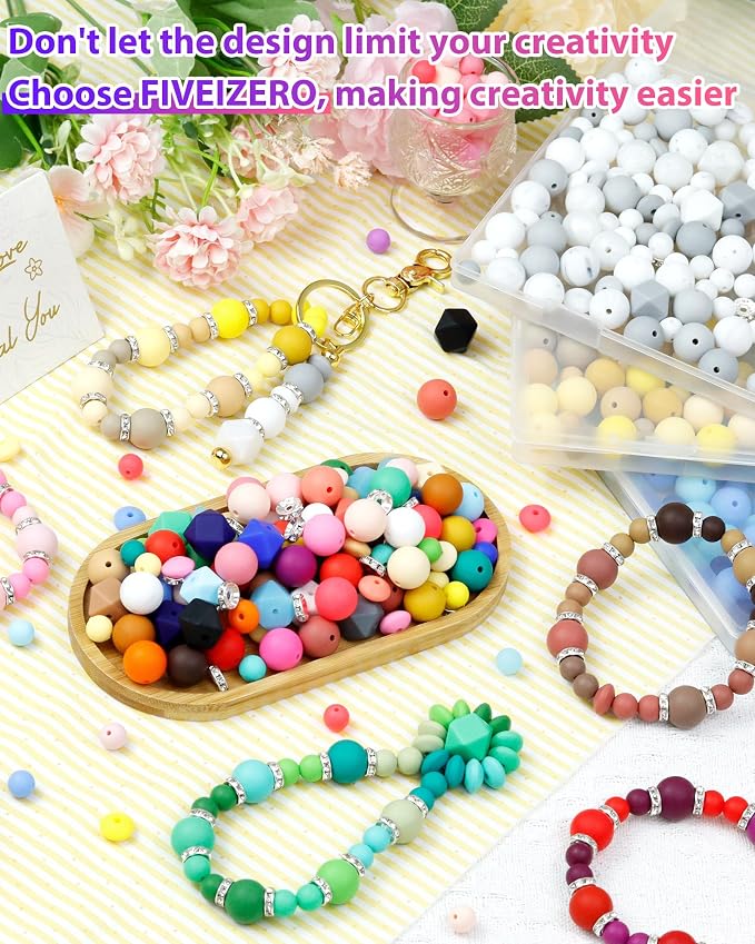 FIVEIZERO 172PCS Silicone Beads - Image 6