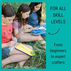 Choose Friendship Bracelet Making Kit – 20 Pre-Cut Threads, Portable Loom - Image 4