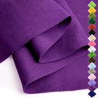Soft Felt Fabric Sheet 18" x 36", 1.6mm Acrylic Craft Felt, Large Precut Sheet by AblemeDeco