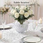 DomeStar 1000PCS Fake Ice, Acrylic Fake Diamonds Vase Filler Plastic Gems Clear - Image 4