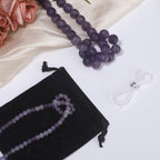 4mm Matte Amethyst Bead, 15-Inch Matte Round Loose Stone Beads - Image 2