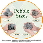 Quibbay 5 lbs Pebbles, 0.1-0.4 Inch Small Pebbles - Image 2