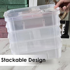 CraftGenes Craft Organizers and Storage, 10QT 4-Layer Durable Sewing Organizer - Image 9