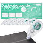 6-Pack Scrapbook Glue Tape Runner, 49.52ft No Residue Double-Sided | 0.24 inch - Image 6