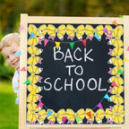 FYSUIMU 65.6 Ft Pencil Coquette Bow Bulletin Board Border Back to School Pencil - Image 4