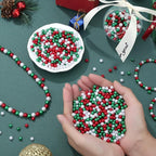 DUQGUHO 8mm Christmas Beads for Jewelry Making - Image 5