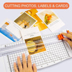 Evteck Paper Cutter 12 Inch Paper Trimmer Slider Crafting Scrapbooking Supplies - Image 5