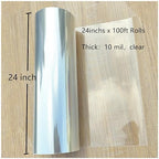 Clear 24inchs x 100ft Rolls 10 mil Transparency Blank Stencil Sheets Material - Image 2