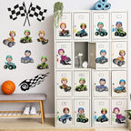 60pcs Automobile Theme DIY Cutouts Racing Car Bulletin Board Decorations Set - Image 6