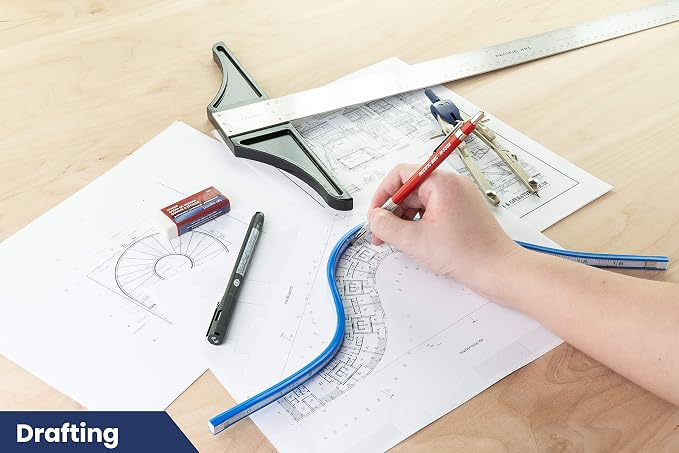 Pacific Arc Flexible Curve Graduated 16 Inch Ruler - Image 7