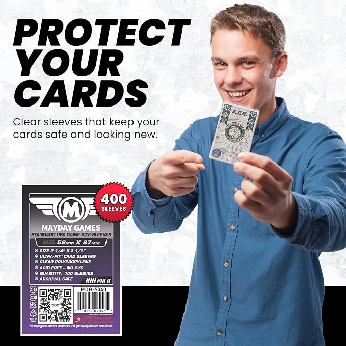 Mayday Games Heat: Pedal to the Metal -Standard Compatible Card Sleeve Bundle - Image 3