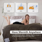 Wapaneus Heated Blanket Electric Twin Size 62"x84" - Image 4