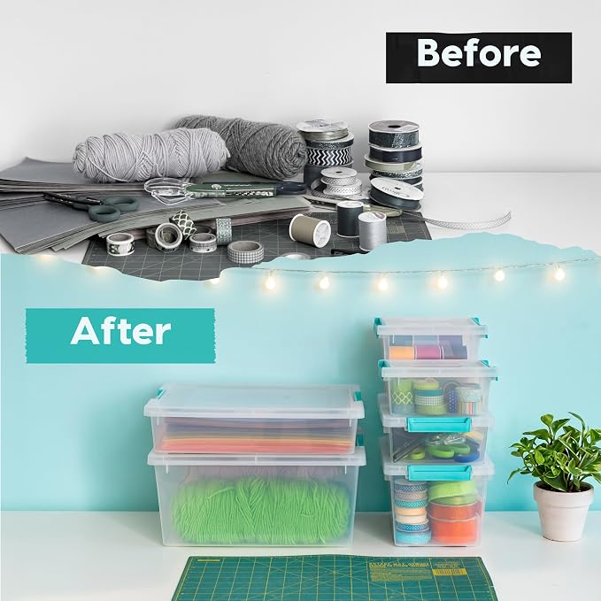 IRIS USA 1 Qt. Craft Storage Bins - Image 6
