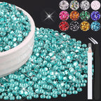 6000PCS 4mm Resin Rhinestones Bulk by BELLEBOOST