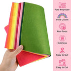 Morcheiong 50 Pcs Felt Fabric Soft Felt Fabric Sheet - Image 3