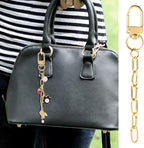 20pcs Gold Keychain Making Kit, Key Ring Swivel Snap Hook Chains, Extender - Image 6