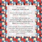100% Cotton Fabric by the Yard – Turkish Quality Quilting & Sewing Fabric - Image 4