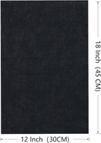 Caydo 6 Pieces Aida Cloth 14 Count Black Cross Stitch Fabric Cotton Embroidery - Image 5
