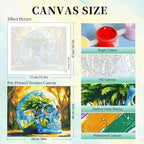 Paint by Numbers Kit for Adults, Fantasy Skull DIY Painting Kit, 16x20 Inch | - Image 3
