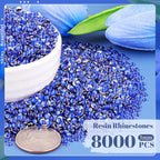 8000PCS 3mm Resin Rhinestones Bulk - Image 2