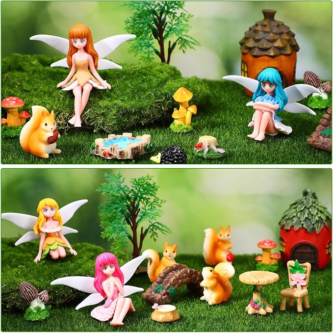 25Pcs Fairy Garden Accessories, Miniature Garden Ornaments Landscape - Image 6