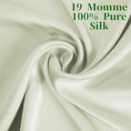 2 Pack 100％ Silk Pillowcase for Hair and Skin, Soft Breathable Smooth Cooling - Image 2