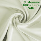 2 Pack 100％ Silk Pillowcase for Hair and Skin, Soft Breathable Cooling Mulberry - Image 2