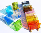 LITMIND 24 Sheets Transparent Streaky Stained Glass Sheets – Mystic Rainbow Mix - Image 2