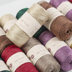 10 Skeins of Sensy Premium 2mm 251 Yards Sparkle Polyester Rope 90% - Image 9