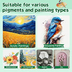 ESRICH Stretched Canvas for Painting, 60 Pack Multi Size11x14, Blank Primed - Image 5