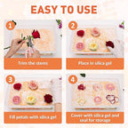 TUXIYA 5LBS Silica Gel Flower Drying, Reusable Flower Drying Silica Gel Crystals - Image 3