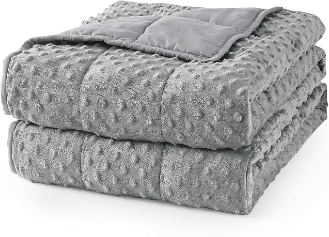 Mr. Sandman Weighted Blanket for Adults Queen Size 15 lbs, Soft Cooling Heavy by MrSandman