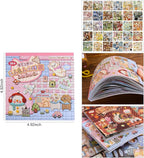 Girl's Japanese Retro Sticker Book, 700+ Kawaii Old Showa Style Embroidered - Image 7