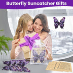 Butterfly Gifts for Women Colorful Acrylic Butterfly Suncatcher Ornament Faux - Image 7